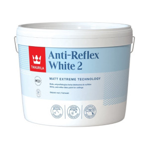 Anti-reflex White [2] 10l fehér mélymatt latex beltéri mennyezetfesték Tikkurila